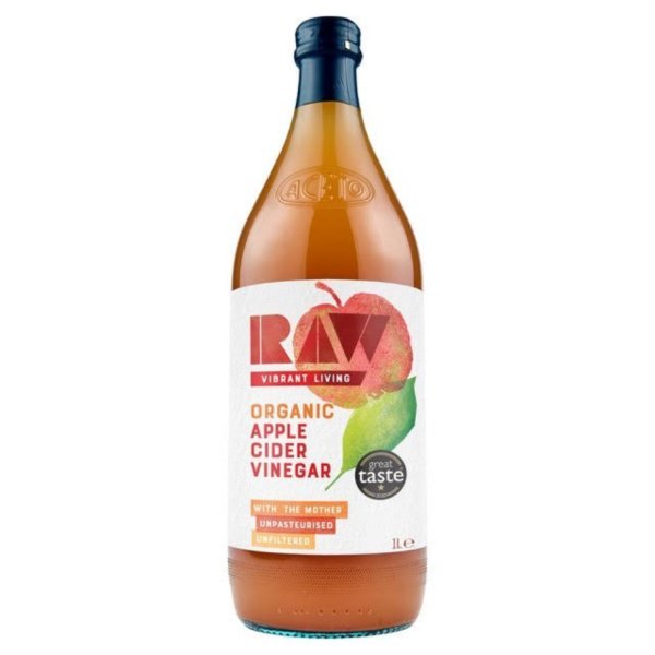 Raw Organic Apple Cider Vinegar With Mother 1ltr