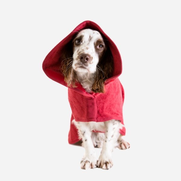 Ruff & Tumble Drying Coat - RED