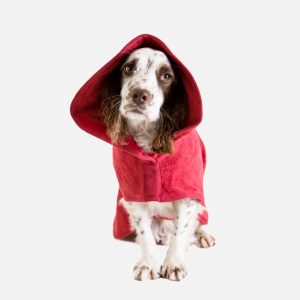 Ruff & Tumble Drying Coat - RED