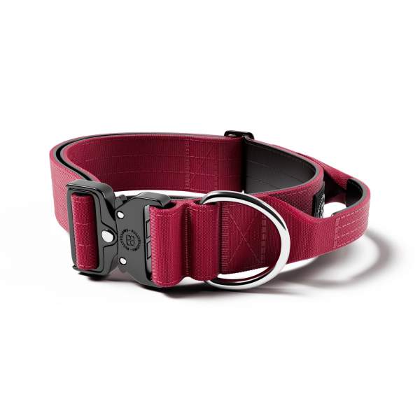 BullyBillows Combat Collar - Burgundy