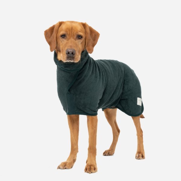Ruff & Tumble Drying Coat - GREEN