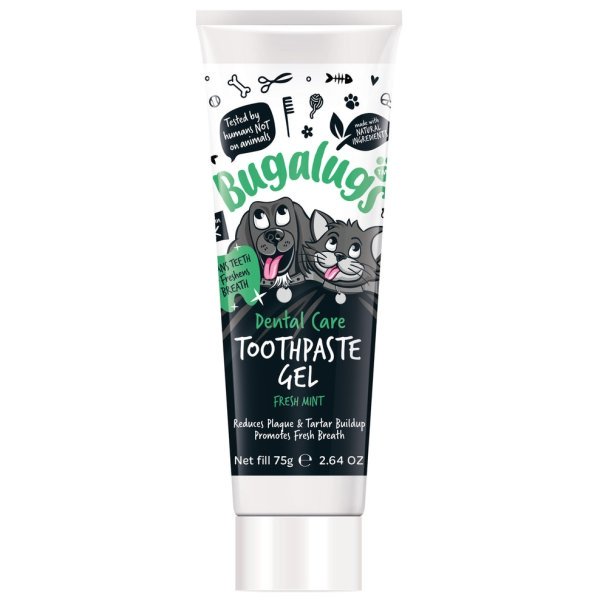 Bugalugs - Dental Care Toothpaste Gel with Fresh Mint for Dogs & Cats