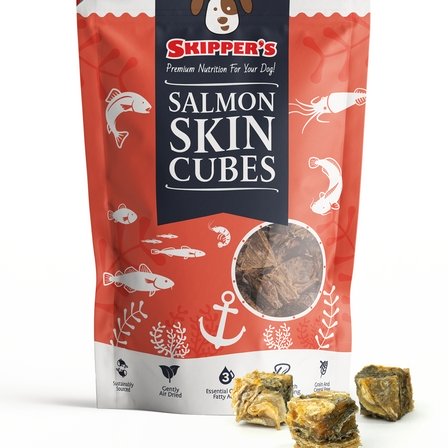 Skippers Salmon Skin Cubes