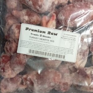 Premium Raw - Turkey Hearts 1kg