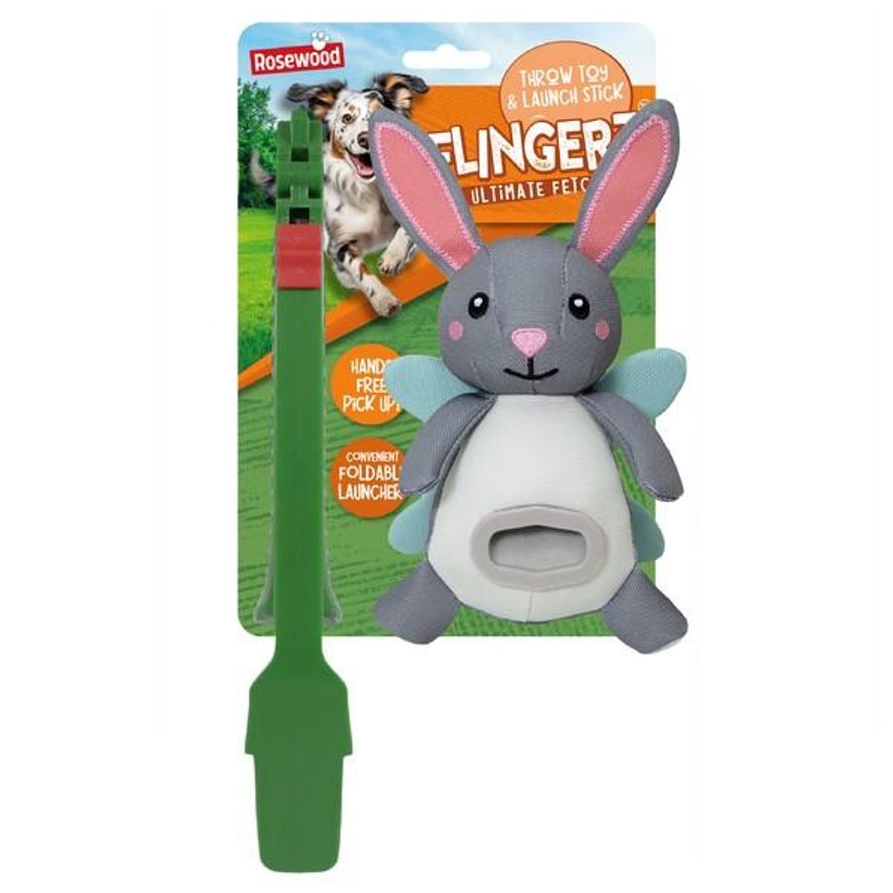 Rabbit Flingerz Throw Toy