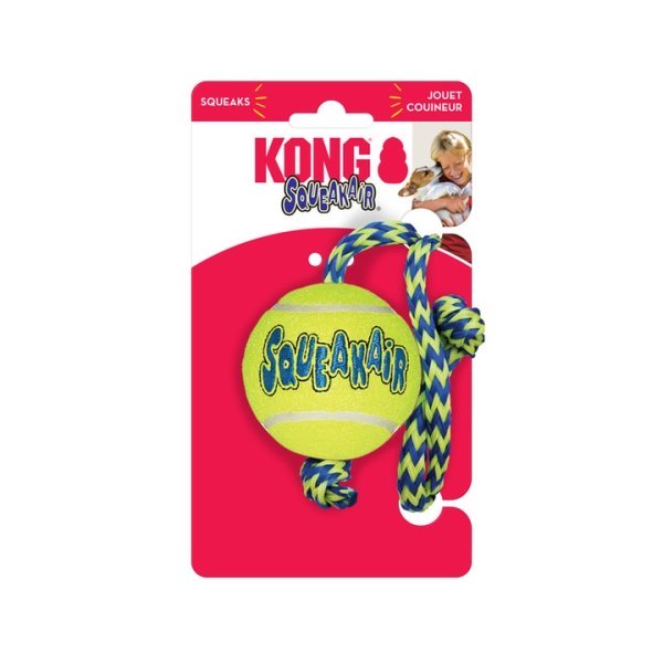 Kong Squeeker Ball On Rope
