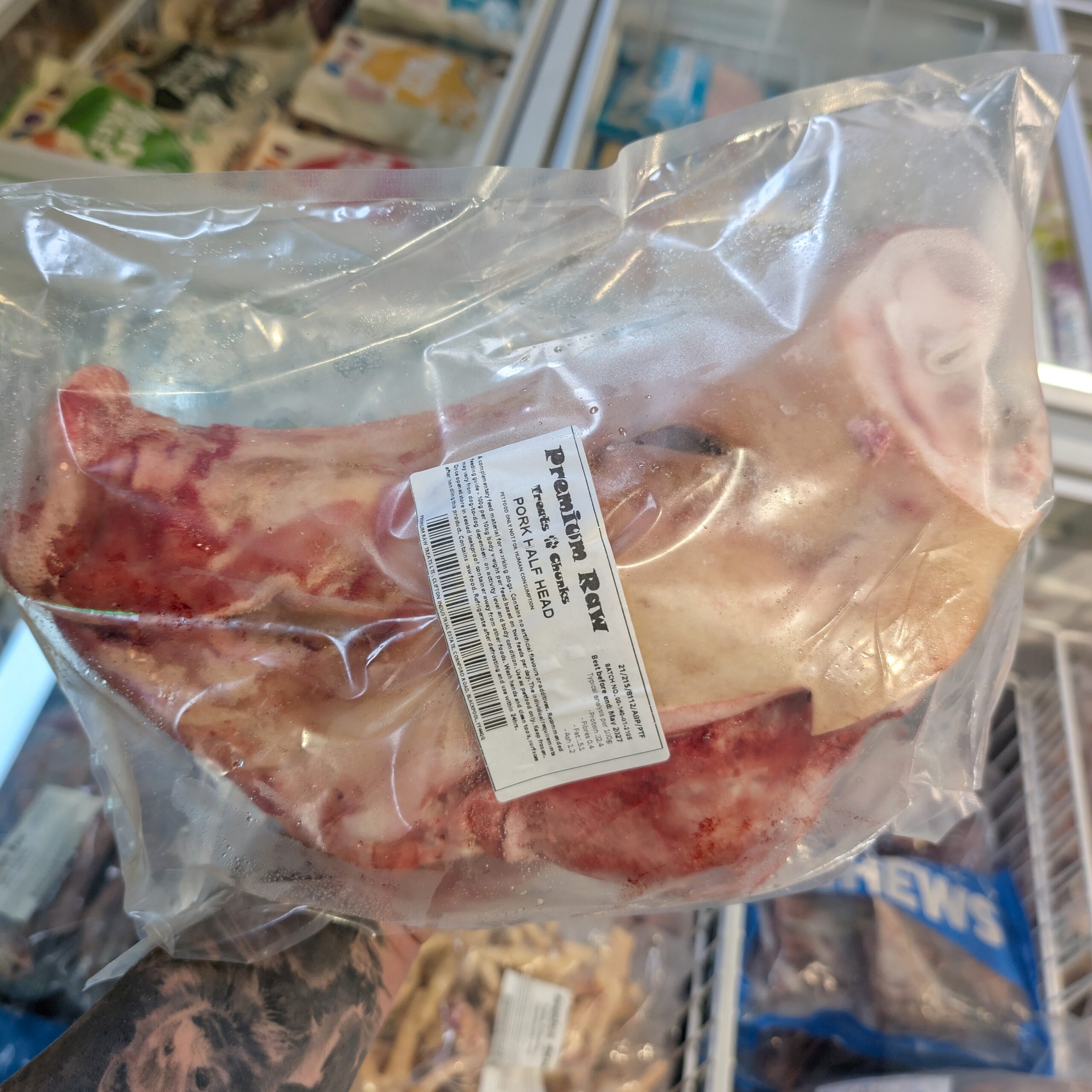 Premium Raw - Pork Half Head