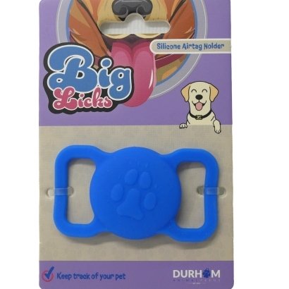 Silicone Airtag Holder - Blue